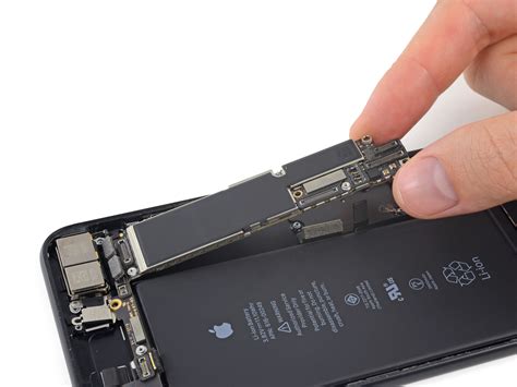 how to remove metal bracket on iphone 7 logic board|iphone 7 plus mainboard repair instructions.